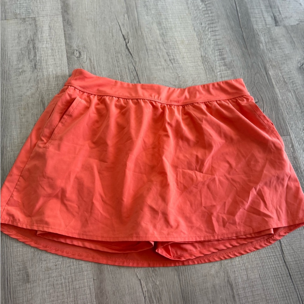 Vibrant Coral Women's Skort